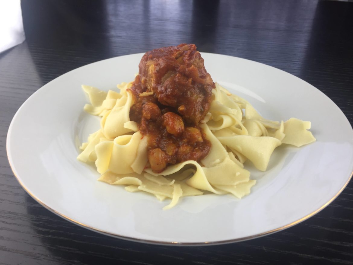 Pâtes sauce tomates