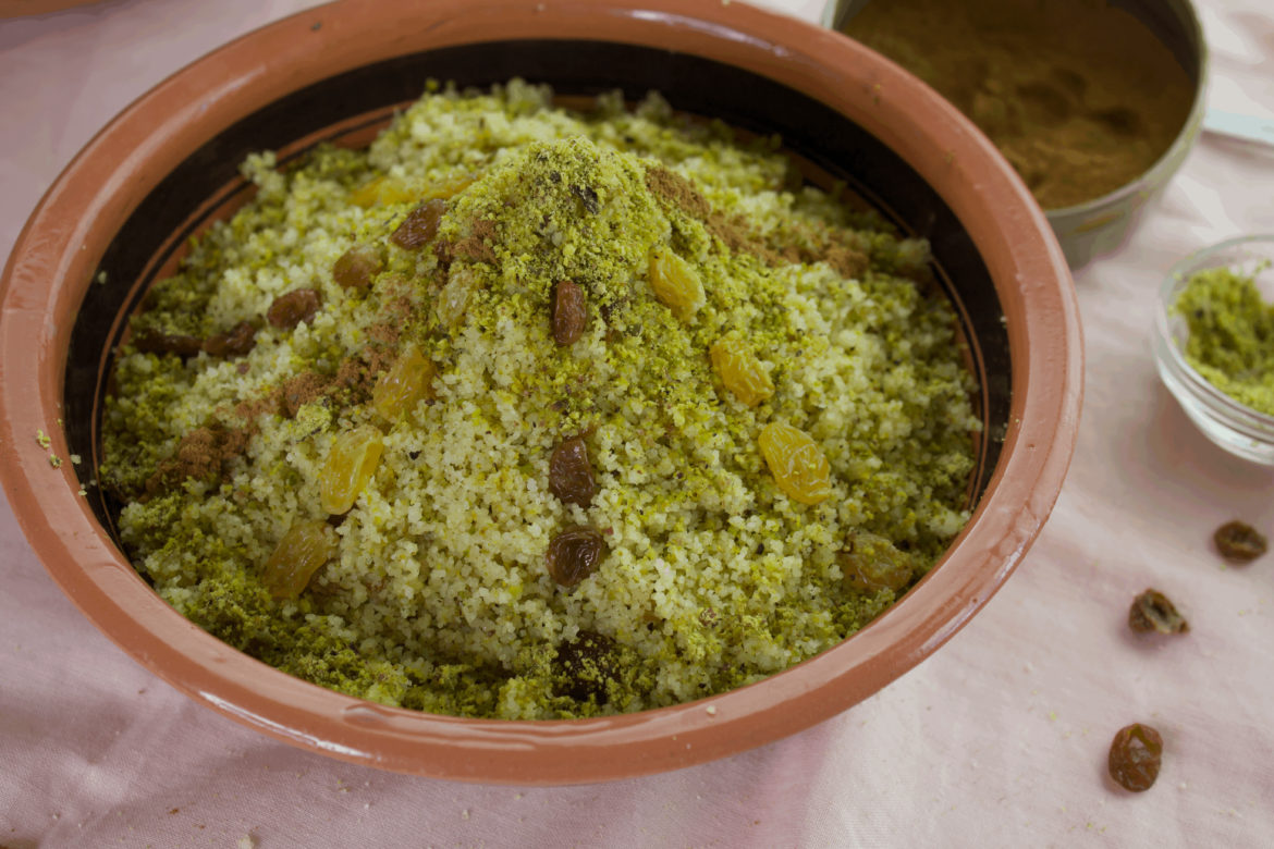 mesfouf aux raisins secs recette ramadan